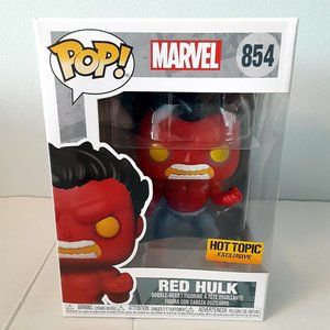 FUNKO POP #854 Marvel Hot Topic Exclusive Red Hulk